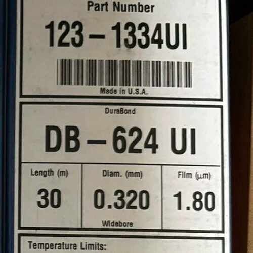 议价安捷伦123-1334UI色谱柱 DB-624UI，123-1334色谱柱DB-624，