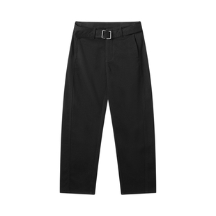 THESOONG/秋冬女士加绒加厚弹力拉链中腰休闲裤7302