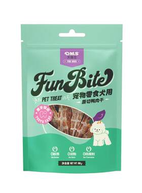 大玛仕狗狗零食鸭肉干100%鸭胸肉