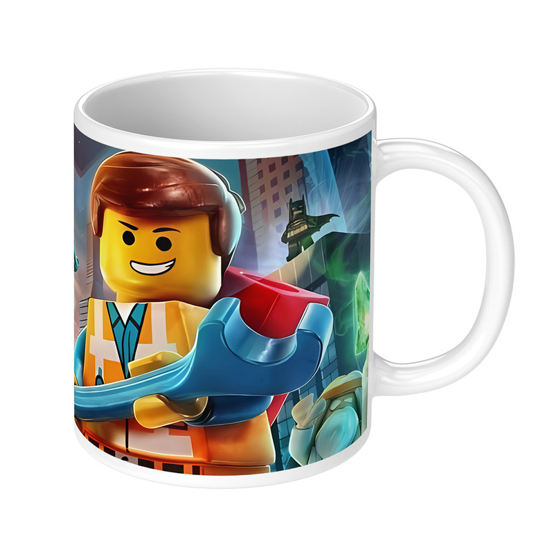 LEGO乐高超级英雄水杯儿童喝水杯子蝙蝠侠绿巨人雷神钢铁侠陶瓷杯