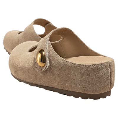 6cm增高~时尚厚底休闲凉鞋半拖鞋