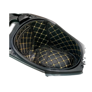 适用于豪爵AFR125/虎鲨VX125/USR前储物盒垫坐桶垫尾箱垫改装配件