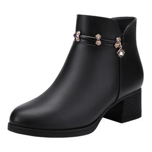 加绒保暖防滑中年软底妈妈鞋婚礼