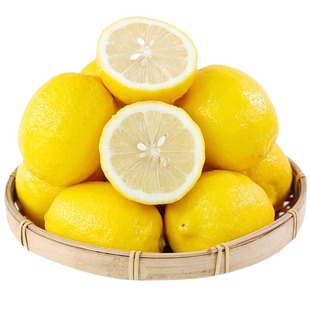 正宗黄柠檬出口级新鲜水果一二级应季现摘泡水柠檬片当季清香鲜果