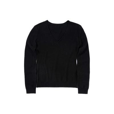 UNRETRO羊毛混纺V领针织衫打底衫
