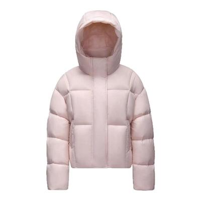 骆驼女装羽绒服2025新款秋冬户外短款黑色小个子高蓬保暖面包服