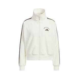 adidas阿迪达斯女子透湿保暖加绒华夫格立领运动夹克外套 KC0036