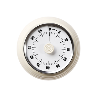 厨房计时器机械定时器倒计时提醒器磁吸做饭专用可视化闹钟大声音