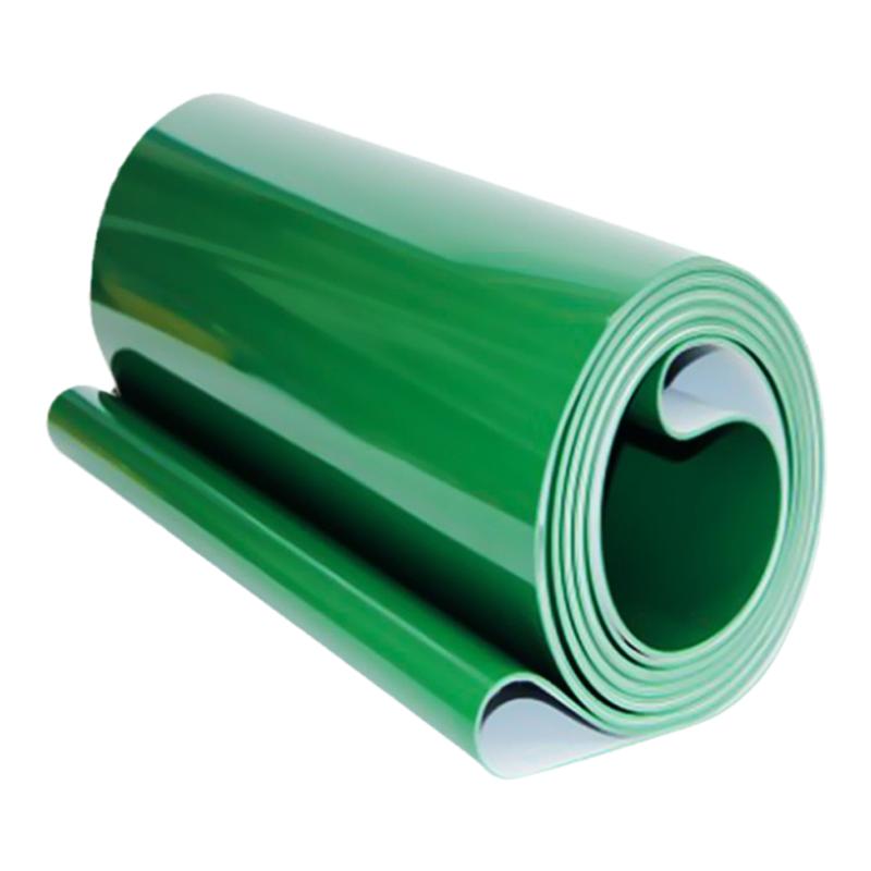 绿色防静电pvc输送带流水线pu工业皮带传送带工厂车间地垫传输带