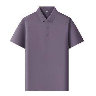 冰丝速干华夫格polo衫定制工作服印logo夏季企业商务工装短袖t恤