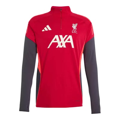 SFS阿迪达斯Adidas 25/26利物浦半拉链长袖外套运动服男KB1473