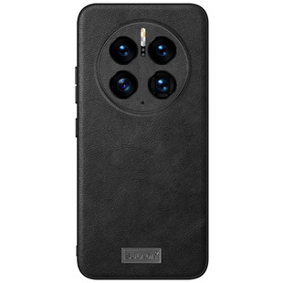 适用华为Mate60RS手机壳真皮mate60/50/40/30 pro防摔保护壳mate60pro全包后盖Epro腕带支架皮套小众创意薄款