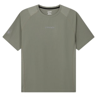 SPYDER春夏新品男子TRAINING训练运动短袖T恤衫25CS489M