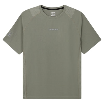 SPYDER春夏新品男子TRAINING训练运动短袖T恤衫25CS489M