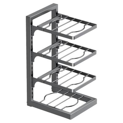 家用多层锅具收纳置物架台面