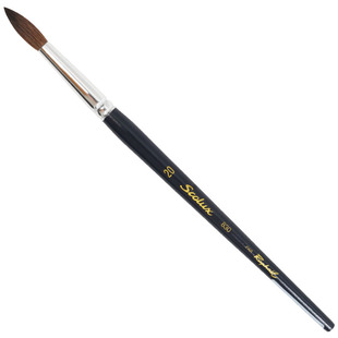 法国进口拉斐尔马驹毛水彩笔 马毛水粉画笔 尖头勾线笔 830手绘