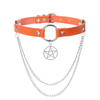 锁骨链choker彩色甜酷项圈多巴胺