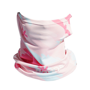 儿童防晒面罩女沙漠防沙面纱男全脸防紫外线口罩遮阳骑行冰丝脖套