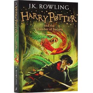 哈利波特与密室英文原版小说Harry Potter and Chamber of Secrets 2世界名著青少年中小学生英语课外阅读JK Rowling杰克罗琳