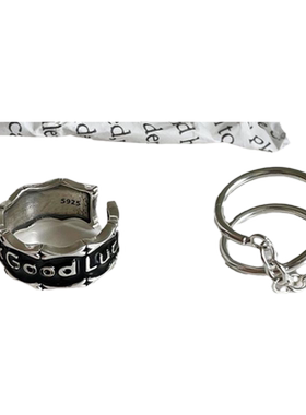 叠戴戒指一恋开口戒指甜酷女