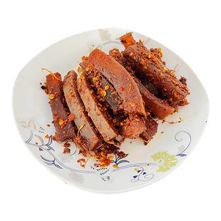 景悦食品云南普洱西盟自制变态辣佤味牛皮菜根网红牛皮零食500g装