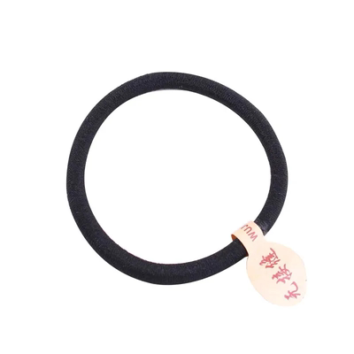 加粗高弹力黑色标签发圈加厚