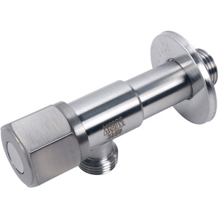 304不锈钢三角阀 门开关冷热止水阀加厚加长防爆角阀无铅拉丝通用