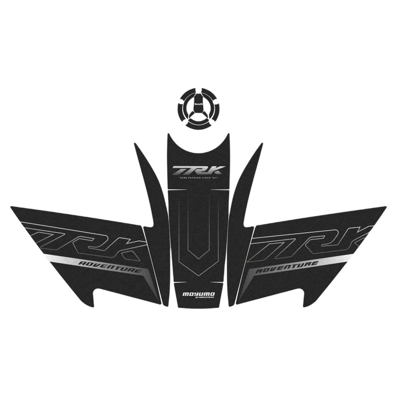 适用贝纳利TRK902X油箱防滑贴