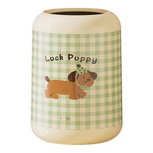 家用垃圾桶客厅大容量可爱多巴胺高颜值卧室儿童房宿舍新款大号Y