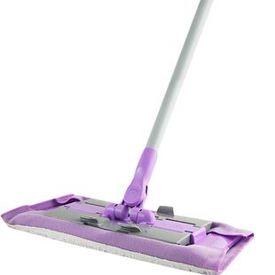 妙洁平板拖把家用一拖净夹布拖把地拖干湿两用墩布地板拖布可擦窗