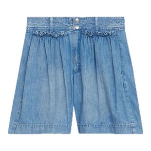 ISABEL MARANT INGRID法式牛仔水洗短裤