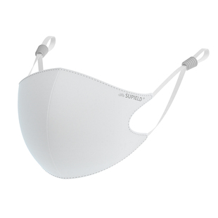 素湃Supield防紫外线防晒面罩白色纳米膜透气可水洗遮阳面罩口罩