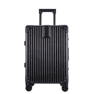 定制logo行李箱皮箱男女旅行箱防刮铝框拉杆箱男女登机箱密码箱