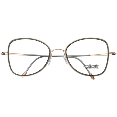 诗乐纯钛超轻蝶形气质眼镜架女