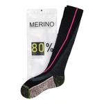 80%美丽奴羊毛袜-25℃专业户外徒步登山滑雪袜男女长筒加厚毛圈袜