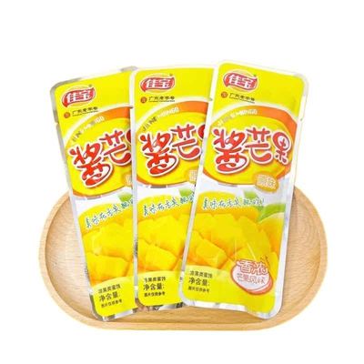 佳宝酱芒果15g原味水果干蜜饯果脯酸甜办公室小零食小吃休闲食品