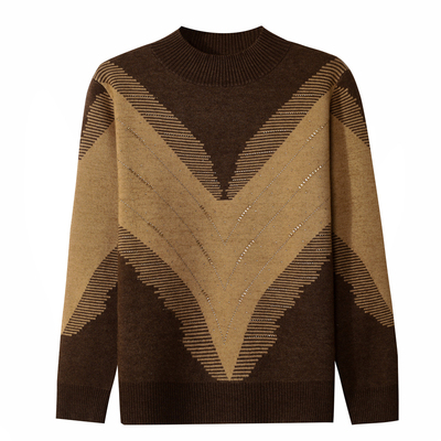 半高领毛衣女宽松加绒加厚打底衫