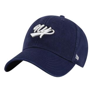 lackpard情侣同款藏青色鸭舌帽显脸小软顶棒球帽加大加深帽子