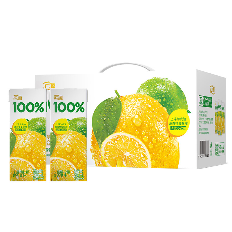 汇源100%果汁礼盒200ml*12