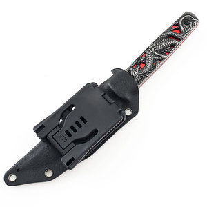 汉道黑龙生存刀战术直刀户外野外求生刀具防身随身小刀锋利高硬度