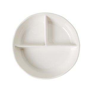 家用减脂肥餐盘分隔陶瓷211盘子早餐盒餐具大人定量带盖分格深盘