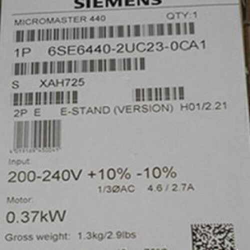 议价6SE64402UC230CA1西门子3千瓦M440变频器6SE644O-2UC23-OCA1/