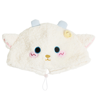 XXXsnow单双板滑雪头盔帽套护脸单双板保暖针织毛绒小羊头盔帽