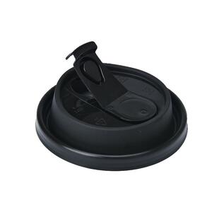 90口径一体杯盖奶茶外卖防漏连体塑料盖咖啡磨砂注塑纸杯盖子通用