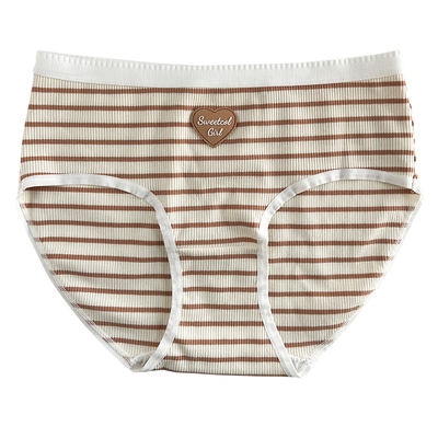 女士内裤纯棉条纹高弹