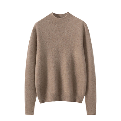 【福利开炸】半高领毛衣女秋冬宽松长袖打底衫内搭大码羊毛针织衫