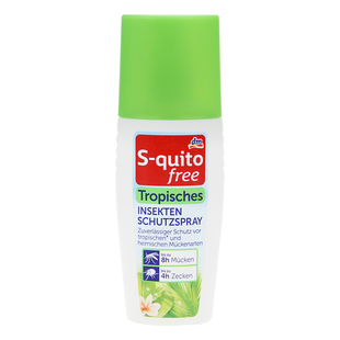 德国squitofree驱蚊喷雾dm防蚊水派卡瑞丁防蚊虫叮咬三亚可上飞机