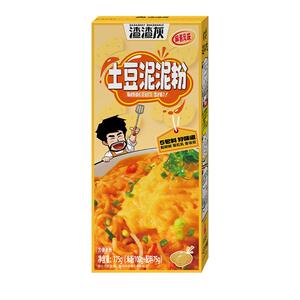 渣渣灰土豆泥拌粉南昌非拌面方便速食懒人小吃土豆泥粉早餐宵夜辉