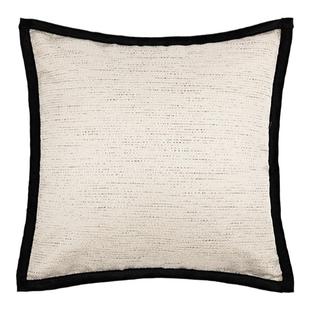 法式中古风抱枕 燕麦奶茶色黑边复古绿南洋美式风客厅沙发腰靠枕