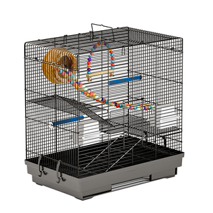 新式鹦鹉鸟笼专用虎皮玄凤牡丹珍珠鸟家用观赏笼大号空间生态别墅